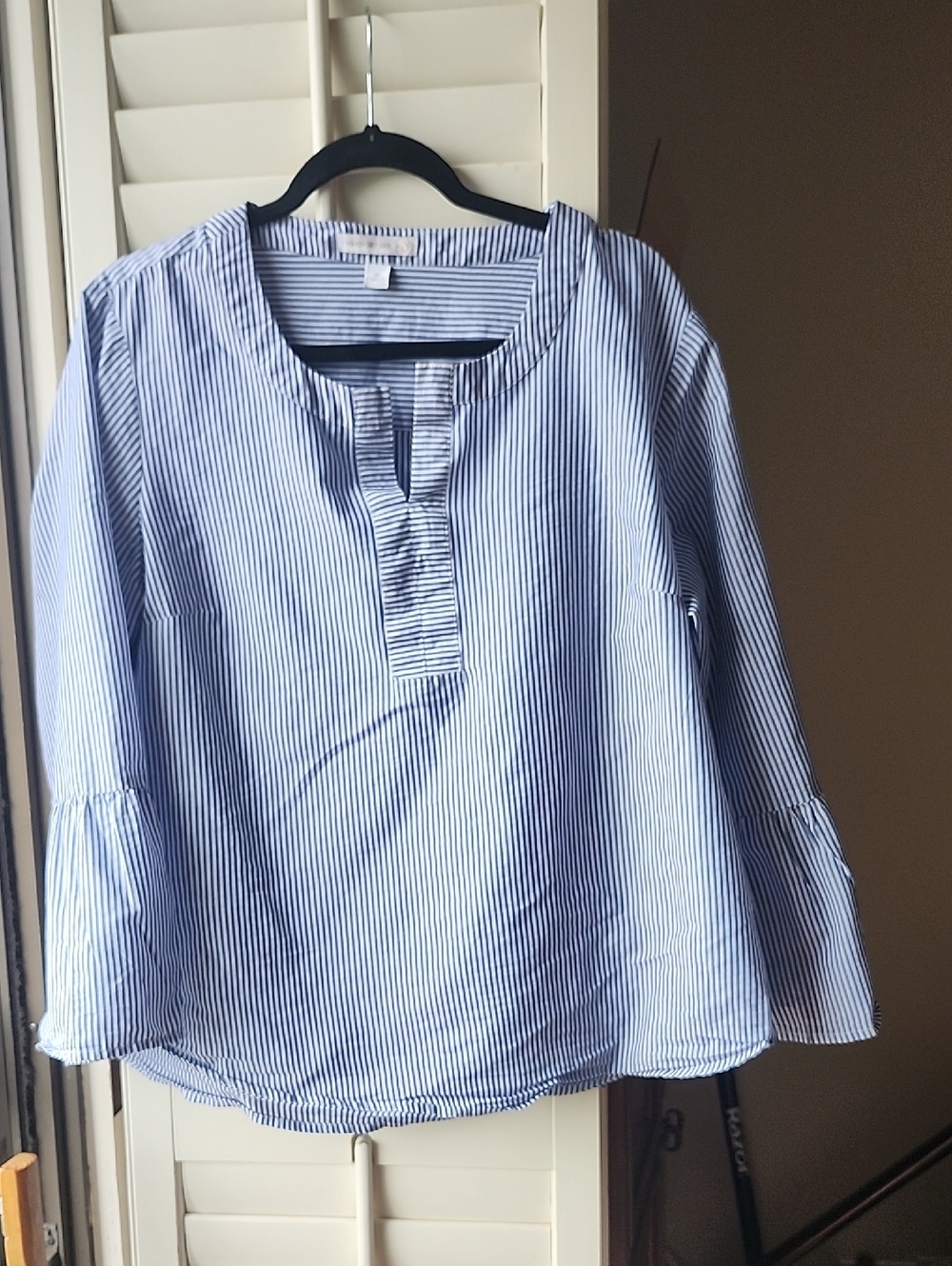 Westport Blue & White Striped Shirt